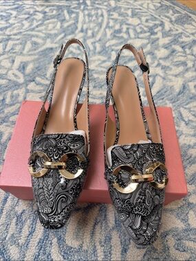 Women’s High Gloss Cork Wedge